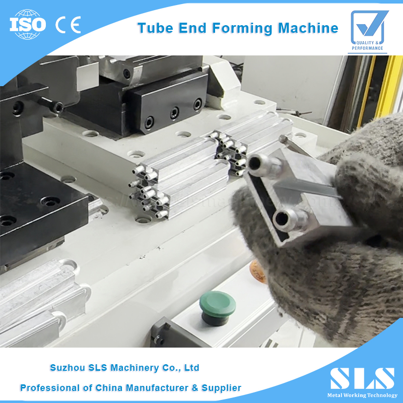 Máquina de formação de extremidade do tubo de cobre do trocador de calor do condensador | Equipamento de redução de tubulares tubulares de alumínio SS - TM -25NC 