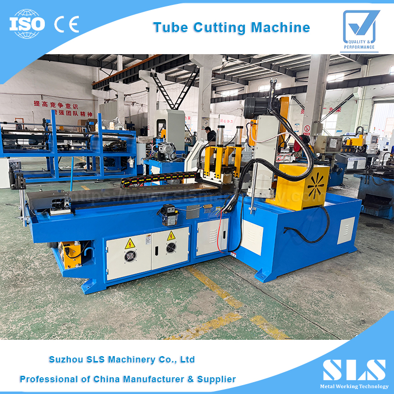 MC-450CNC Tipo de 45 graus Corte automático de tubo por cabeça de máquina Girando a cabeça | Tubos quadrados de perfil (60x60 120x120mm)