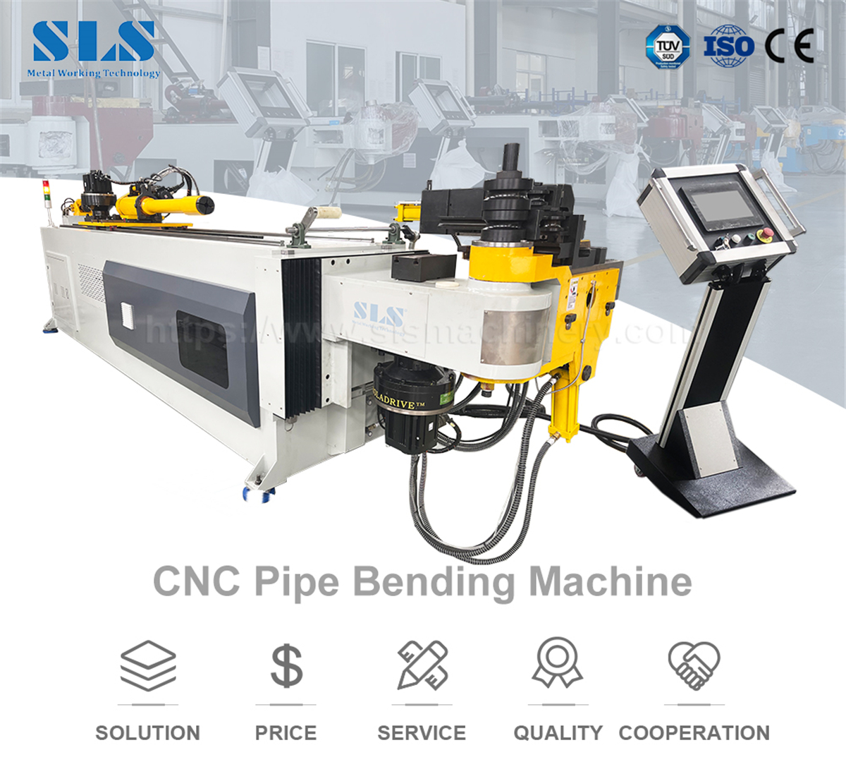 Máquina de flexão de tubo CNC