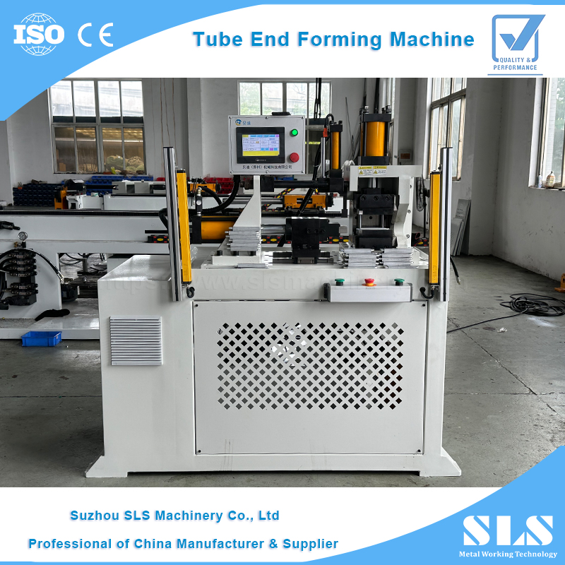 Máquina de formação de extremidade do tubo de cobre do trocador de calor do condensador | Equipamento de redução de tubulares tubulares de alumínio SS - TM -25NC 