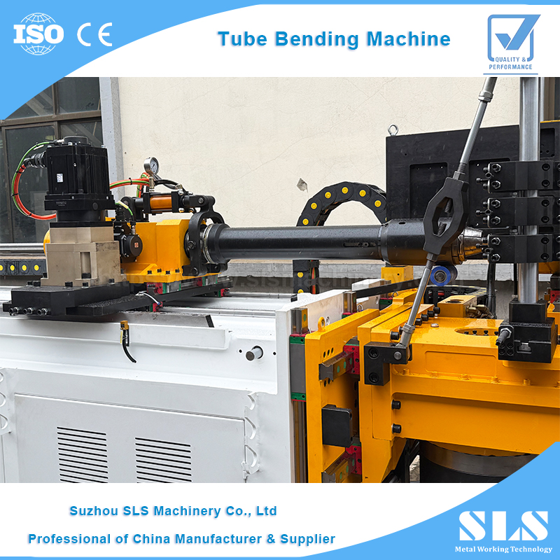 Máquina de flexão de tubo automático econômico | CNC TUBE BENDER - 76 MODLE 5 Eixo 3 Matores de camada com Push Bend