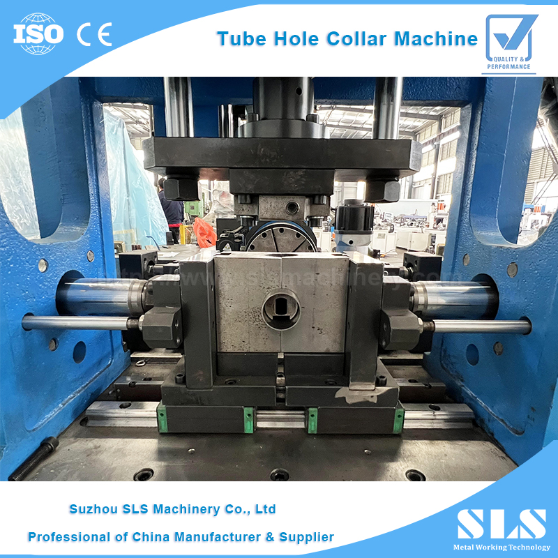 Máquina de perfuração de colar de tubo automático do tipo BP-50 | Máquina de flanging de tubo de aço inoxidável CNC para processo de formação de ramificação tubular