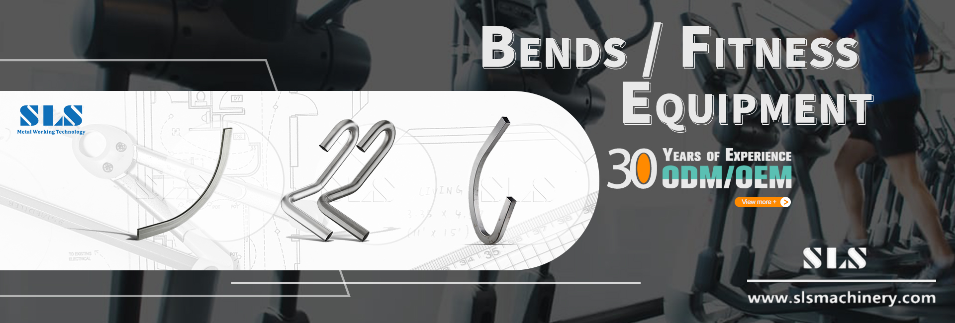配图 .01. Aplicação de máquinas de flexão de tubo CNC de precisão na fabricação de equipamentos de fitness