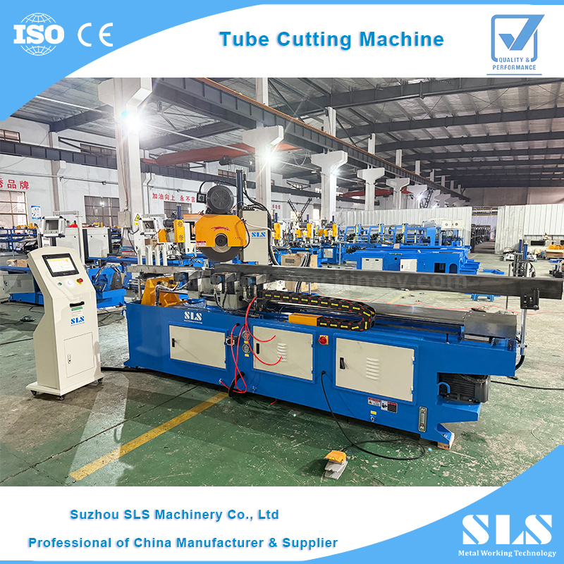 MC-450CNC Tipo de 45 graus Corte automático de tubo por cabeça de máquina Girando a cabeça | Tubos quadrados de perfil (60x60 120x120mm)