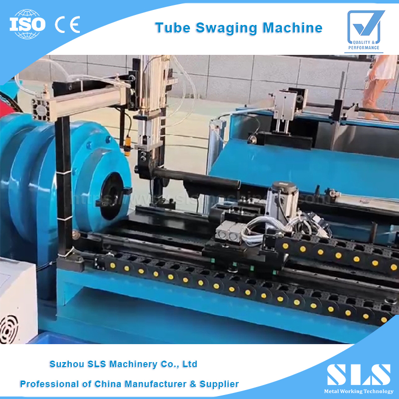 Redução de extremidade do tubo de metal do tipo TF -50CNC - Máquina de enrolamento rotativo automático para 1 2 3 4 4 polegadas Tubada