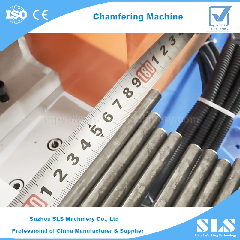 Tubo MS do tipo Def -80AC, tubos, barra redonda, hastes sólidas Máquina de chanfro - Ambas as extremidades suavização / chanfro de corte