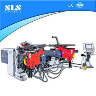 Máquina de flexão serpentina para tubos de caldeira | Duas cabeças-Bender de tubo CNC de cabeça dupla esquerda e direita (DH-76CNC-3A-2S-LR)