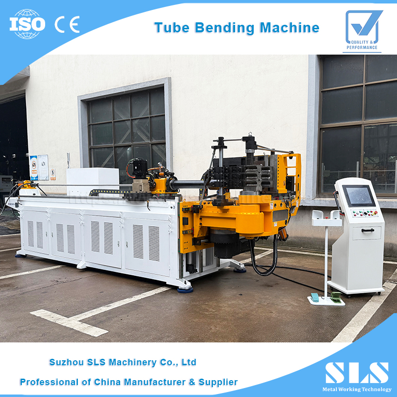 Máquina de flexão de tubo automático econômico | CNC TUBE BENDER - 76 MODLE 5 Eixo 3 Matores de camada com Push Bend