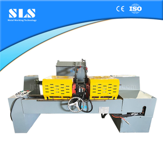 Máquina de chanfro de cabeça dupla do SLS | Soluções automáticas para suavização de depuros de tubo/barras de haste sólida e tubos final