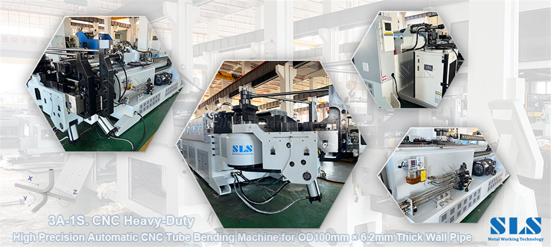 X-130CNC. 008. Dobrador de tubo grande 3A-1S para servi&ccedil;o pesado