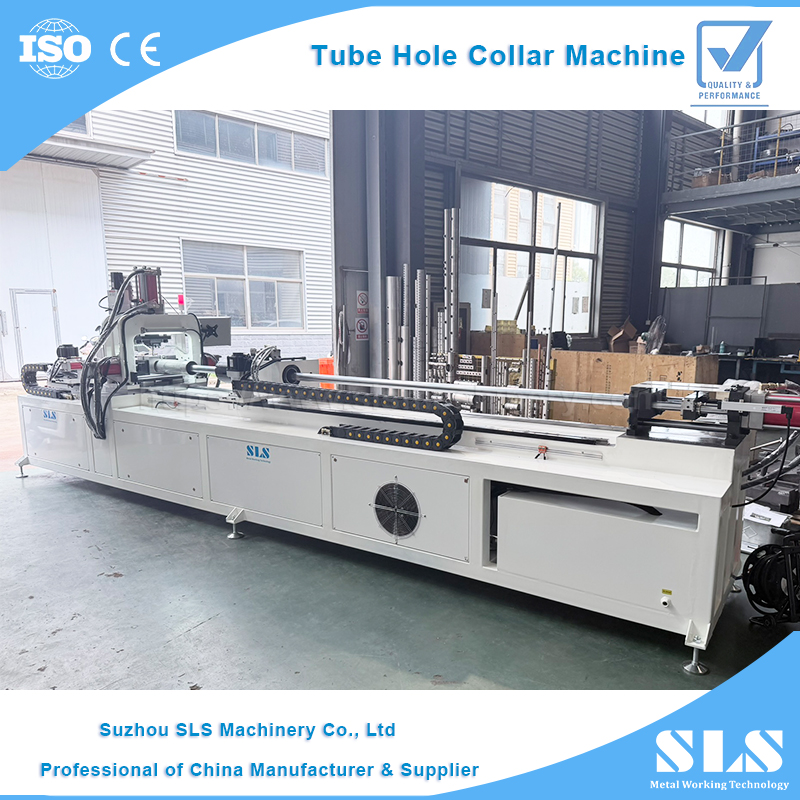 BP-130 tipo automático cnc tubo de aço colar buraco perfuração & máquina de perfuração para cdu tubo de resfriamento líquido coletores de ramo encabeçamento