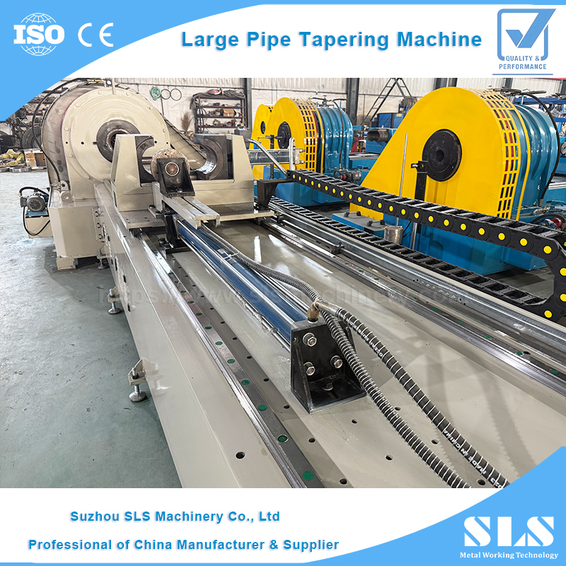 TP-160NC Enorme Máquina Formadora de Tubo Grande | Ponta do cone de estampagem da extremidade do tubo de metal para fabricação de pilha de parafuso de aterramento