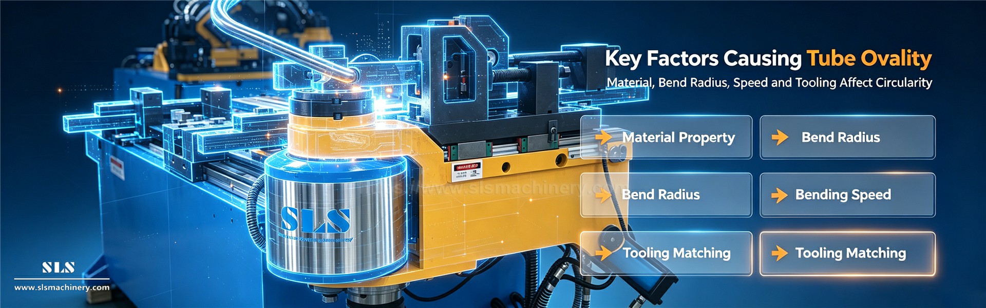 03. Ovalidade de tubos em curvatura de tubos CNC, causas, impactos e solu&ccedil;&otilde;es de controle total. SLS