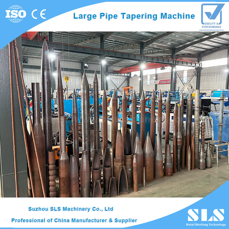 TP-160NC Enorme Máquina Formadora de Tubo Grande | Ponta do cone de estampagem da extremidade do tubo de metal para fabricação de pilha de parafuso de aterramento