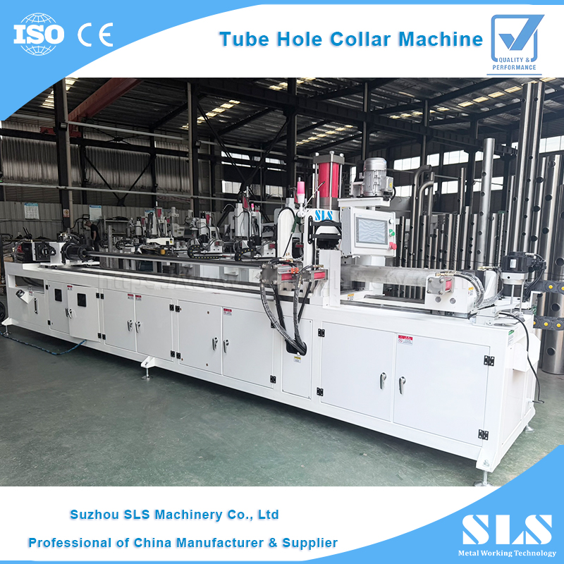 BP-130 tipo automático cnc tubo de aço colar buraco perfuração & máquina de perfuração para cdu tubo de resfriamento líquido coletores de ramo encabeçamento